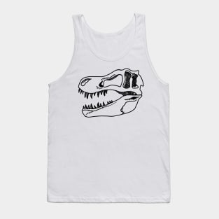 T-Rex Skull Tank Top